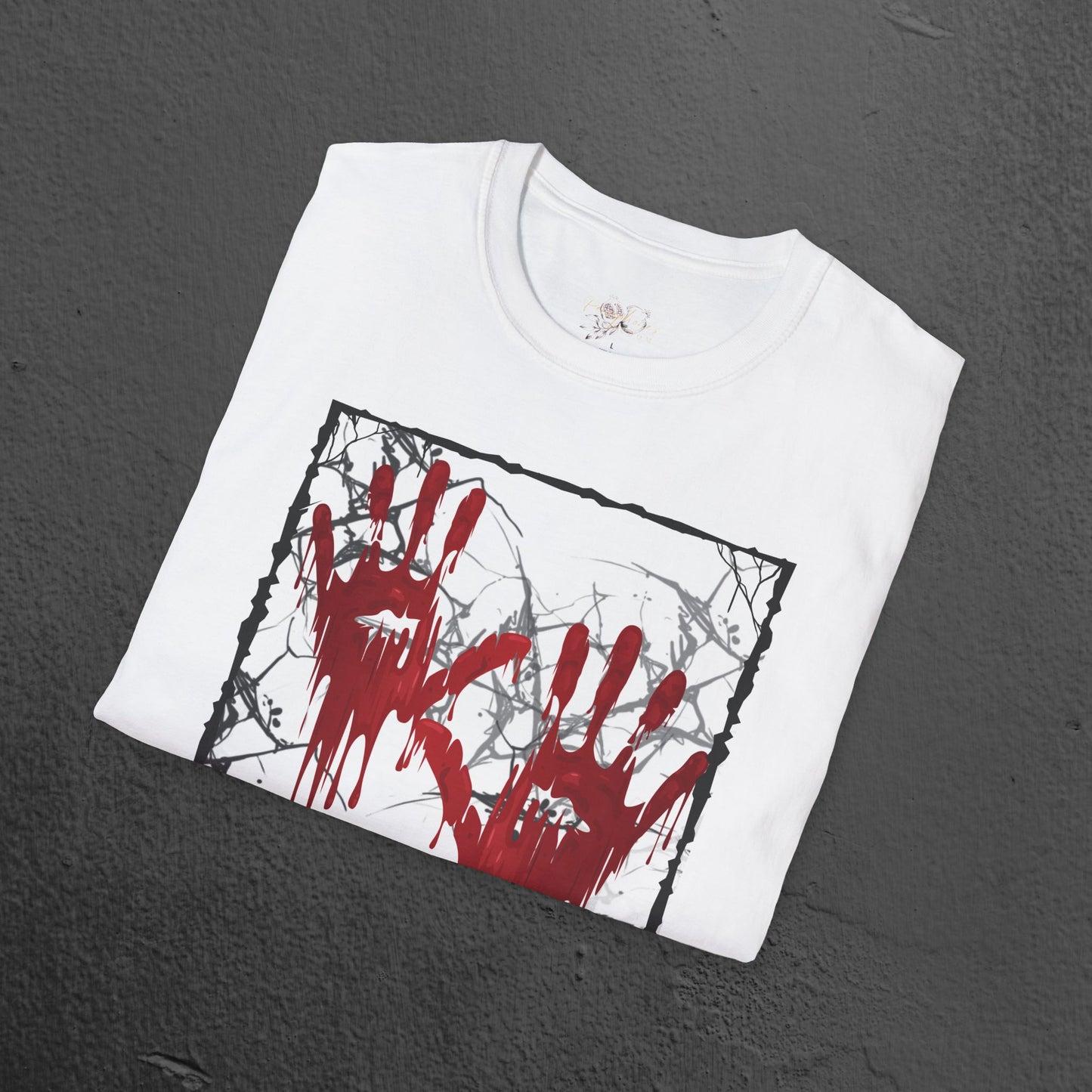 Bloody Hands T-Shirt - Halloween 2024 Unisex Softstyle