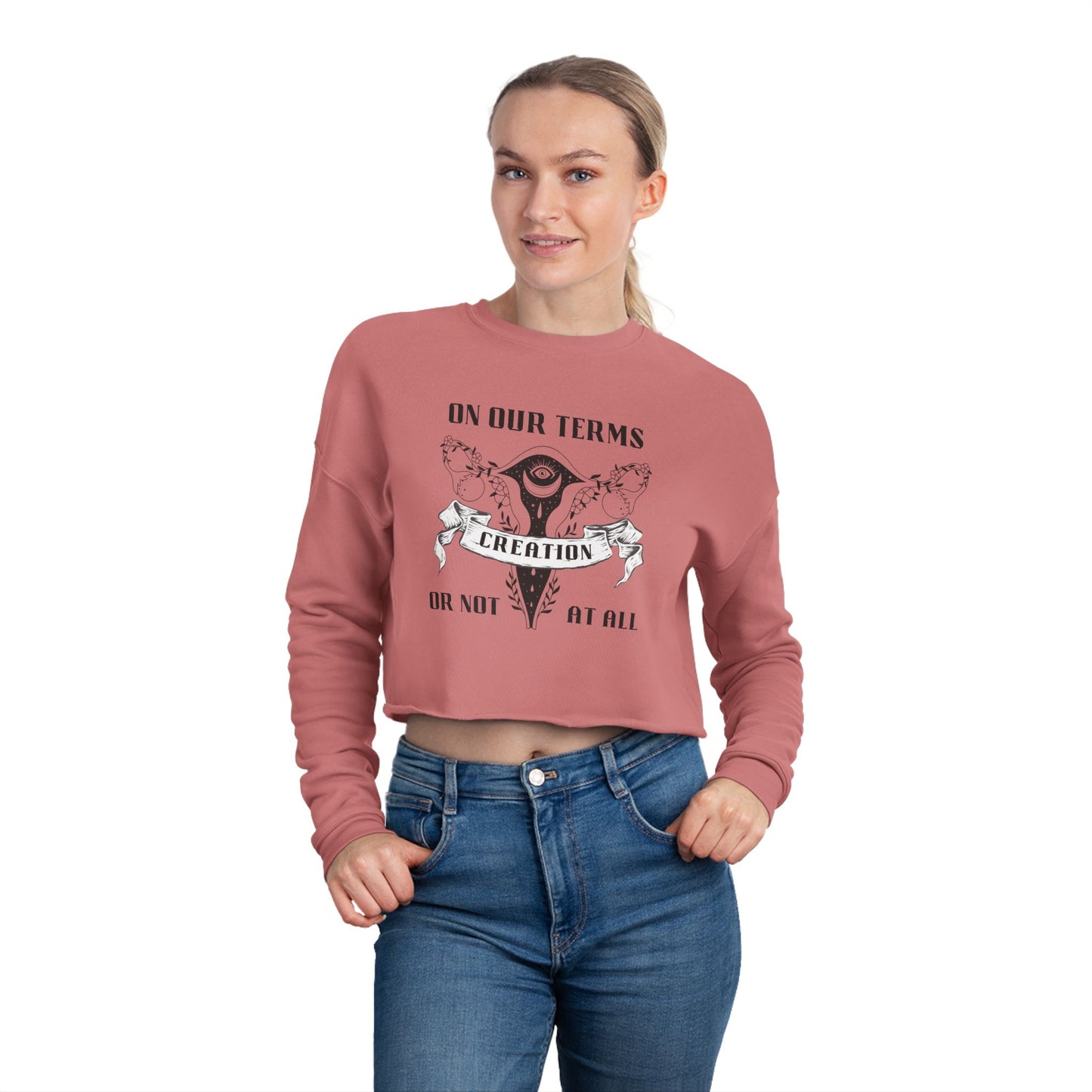 Cropped Sweatshirt - Creation Women's Rights