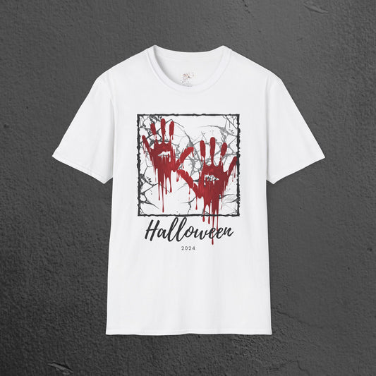 Bloody Hands T-Shirt - Halloween 2024 Unisex Softstyle