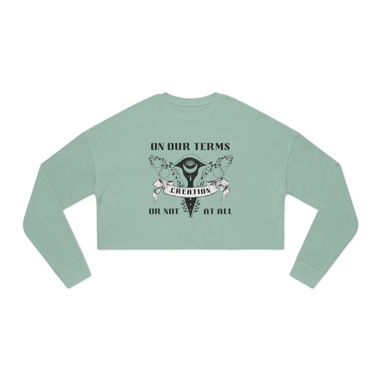 Cropped Sweatshirt - Creation Women's Rights